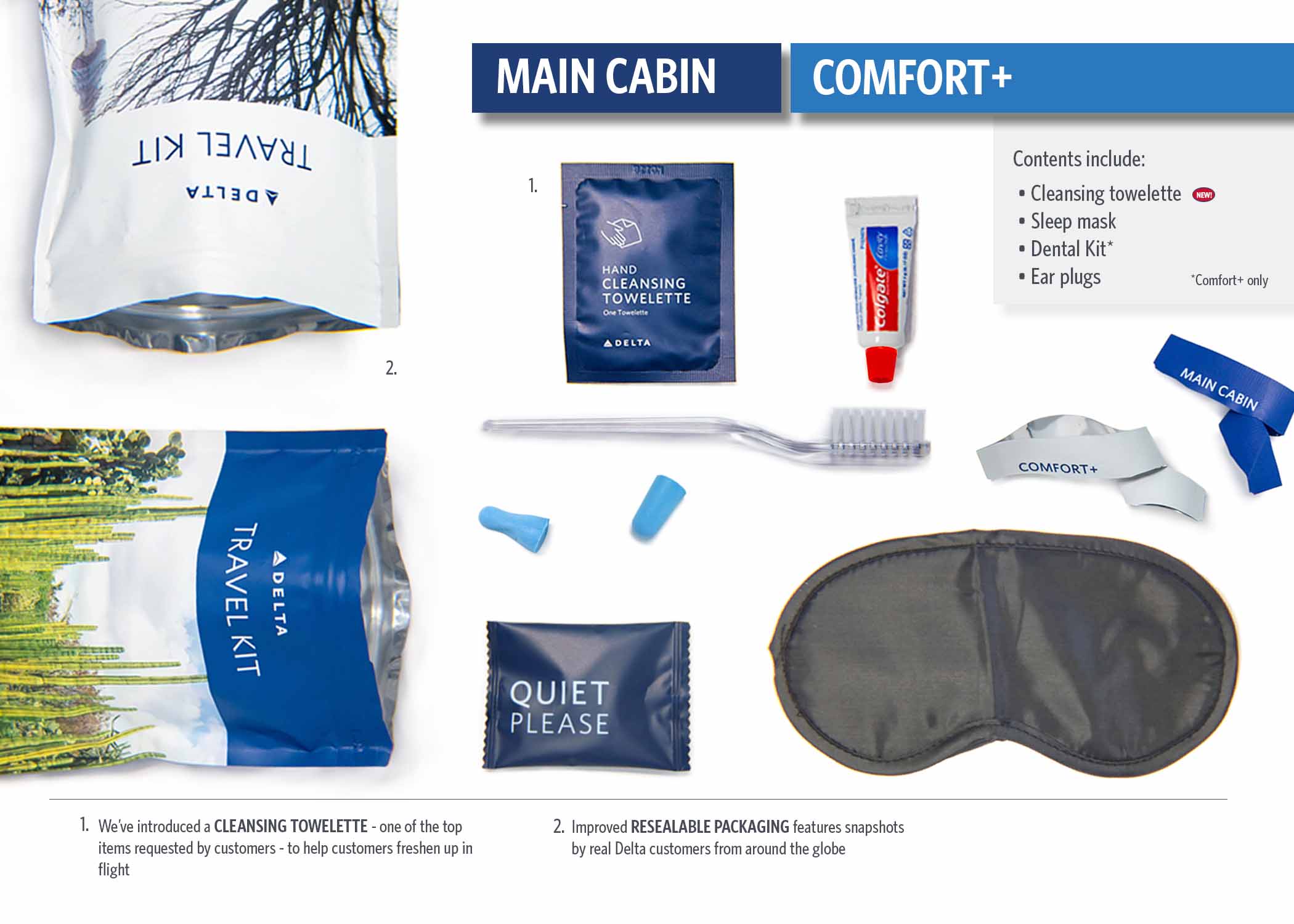 Main Cabin Amenity Kit